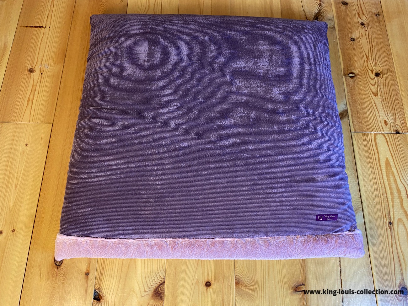 Kuschelsack - Cord mauve 1