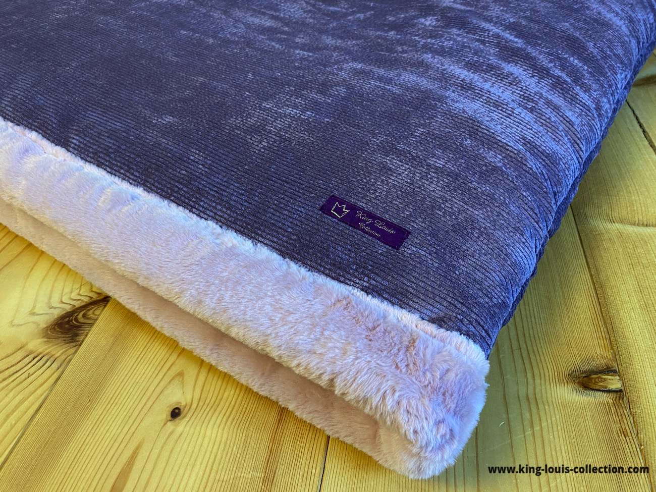 Kuschelsack - Cord mauve 2