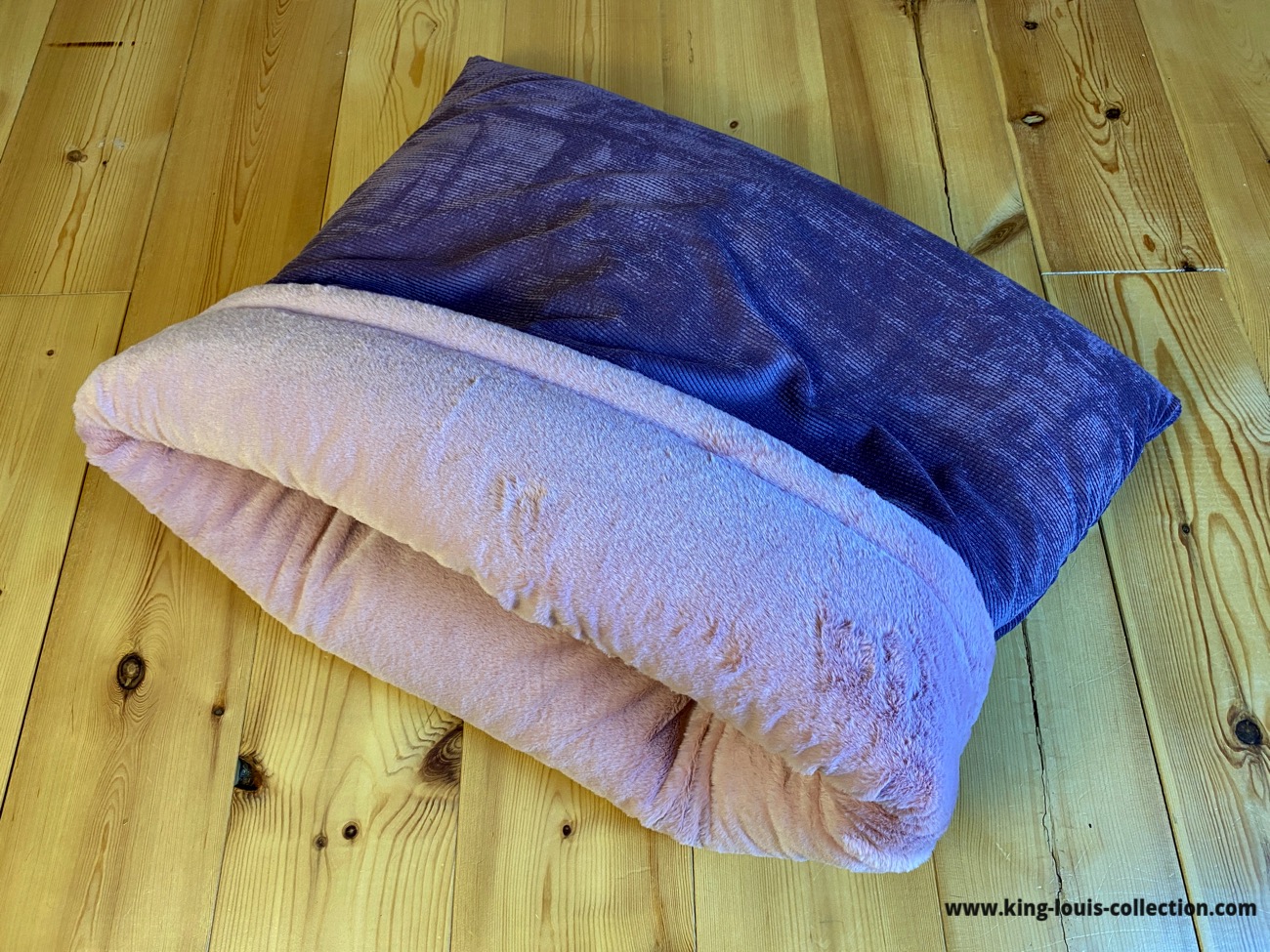 Kuschelsack - Cord mauve 3