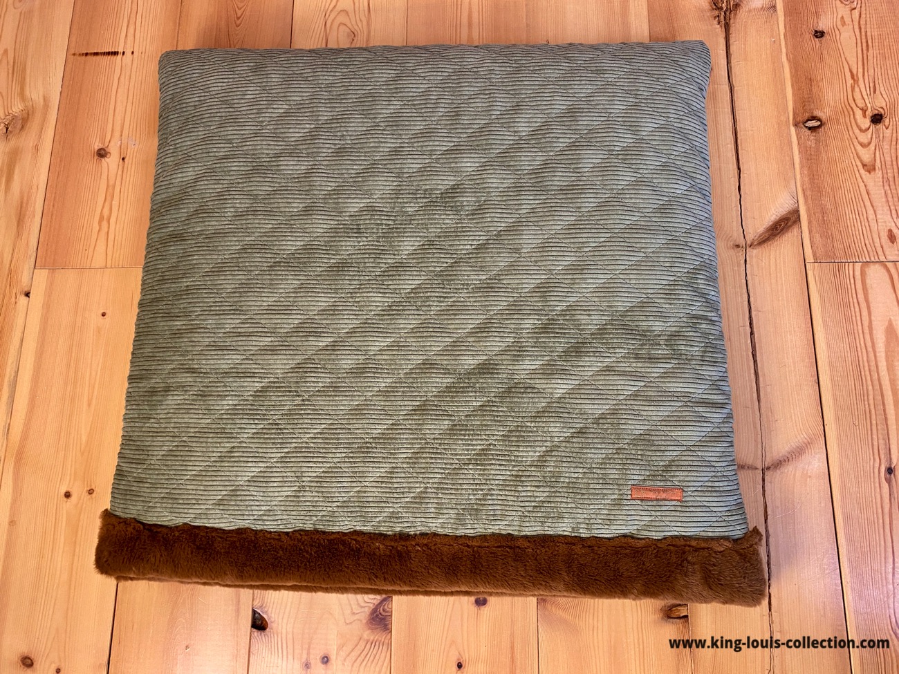 Kuschelsack - Cord oliv 1