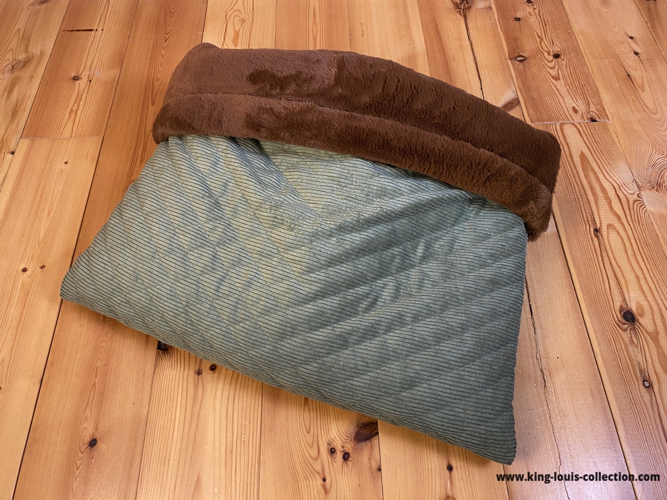 Kuschelsack - Cord oliv 4