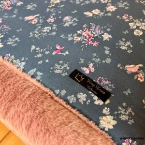 Kuschelsack - rosa Blüten